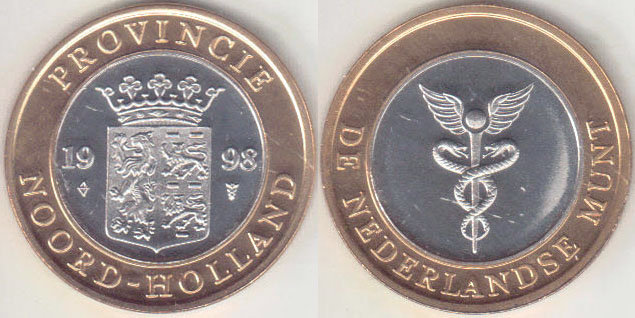 1998 Netherlands Noord Holland Medallion A005269